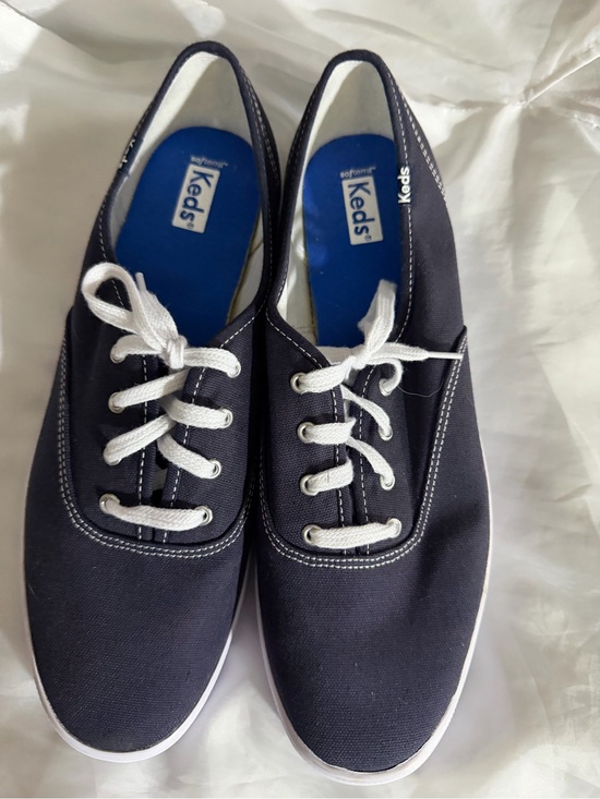 Keds Shoes - NEW Keds Navy Canvas Sneakers Women’s Size 11 | Classic Lace-Up | Never Worn